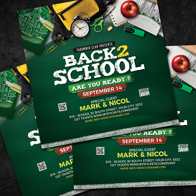 Back To School Flyer party