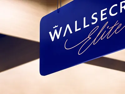 Wallsecret Branding alexeymalina branding consumer brand crown logo lettering malina branding naming sign design wallcovering wallpaper brand wallpaper logo wallsecret