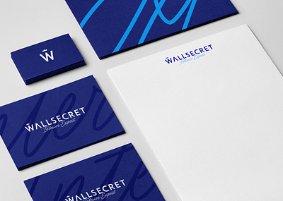 Wallsecret Branding alexeymalina business cards calligraphy cosumer branding crown logo descriptor interior expert letterhead malina branding monogram starinary design visual identity wallpaper brand wallpaper logo wallsecret