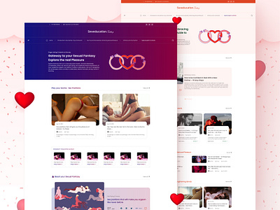 Sex Education UX/UI Design by Amoeba Labs amoeba labs design agency in nepal ui ui design uiux design ux ux design ux research