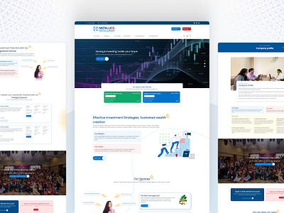 Nepal Life Capital - UX/UI Design by Amoeba Labs amoeba labs design agency in nepal ui ui design uiux design ux ux design ux research