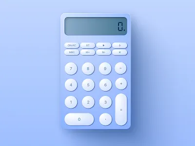 DailyUI 4 - The calculator! calculator dailyui dailyui 4 pastel