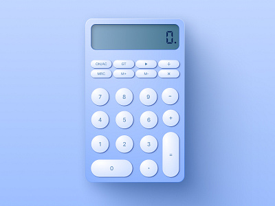 DailyUI 4 - The calculator! calculator dailyui dailyui 4 pastel