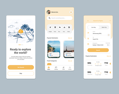 Travel Mobile Apps branding graphic design mobile app travel mobile app ui web design