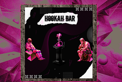 Hookah Bar banner ads banner banner design graphic design poster