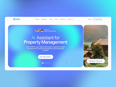 AI assistant for property management 🏠 ai ai product design house mobile app design mockup productdesign property real estate saas ui user interface ux web design wireframe