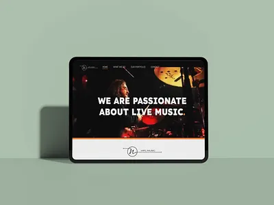 WPL Music Website branding colour music ui web design web development