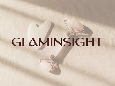 LOGO and BRAND IDENTITY of GLAMINSIGHT. adobe photoshop branding design graphic design illustration logo typography vector