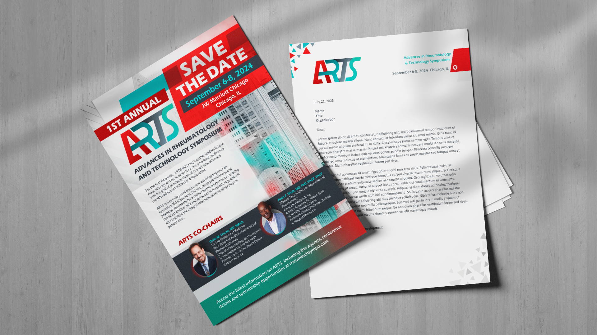 Branding | Collateral Set Design (Conference) branding conference conference collateral package design freelancer graphic design letterhead save the date typography