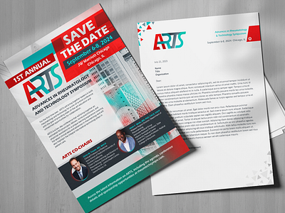 Conference Collateral Set conference collateral package design freelancer graphic design letterhead save the date