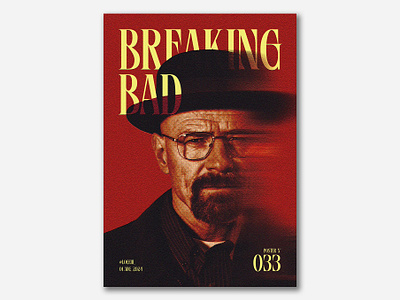 Breaking Bad | Poster 033 breaking bad design graphic design poster red serie walter white