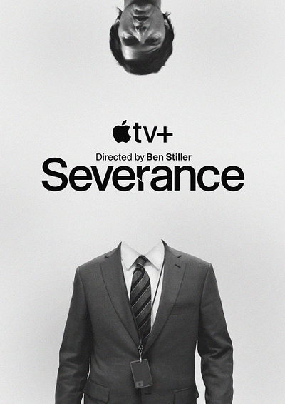 Series Poster Design: Severance design graphic design logo poster design severance texture tv show typography