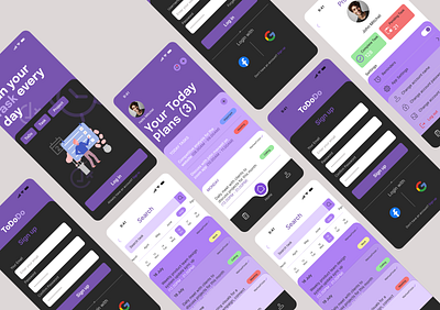 Task Management App Design (ToDoDo) app branding design figma graphic design logo minimal typography ui ux web design