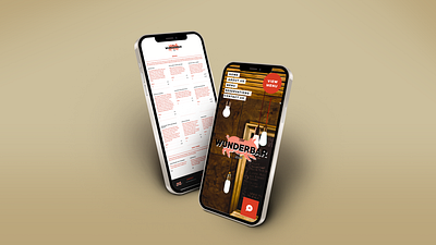 Web Design for German themed bar bar branding german mobile responsive restaurant web design web development