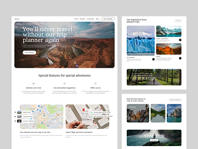 Travel Web Design Travelling Landing Page Trip Tour Website home page landing page light design saas software tour tourism travel agency travel app travel web travel web design travel website travelling trip ui ux web design webdesign website