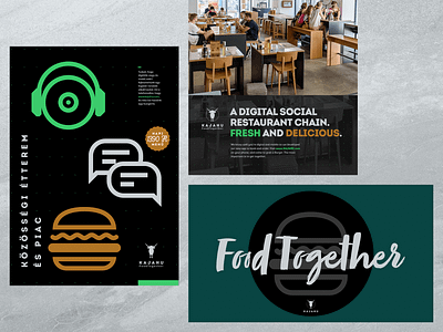 Kajahu Visual Identity branding budapest graphic design icon poster restaurant visual identity