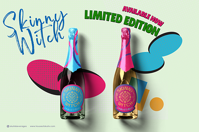 Brand design for a Prosecco Brand brand design branding colour graphic design pop art