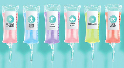 Drip IV packing Design logo packaging packing design