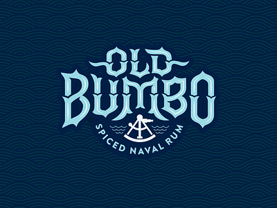 Old Bumbo Spiced Rum logo/typography alcohol branding custom type custom typography design graphic design logo spirits typography