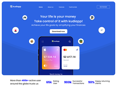 Money management app figma money app product design ui uiux web design