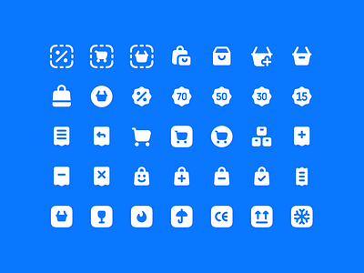 E-Commerce Icons - Lookscout Design System design design system figma icon set icons lookscout vector