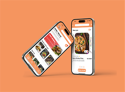 Food App UI/UX Design application design apps delivery app figma food food app food delivery food delivery app mobile application mobile apps mobile design ui ui design uiux user interface