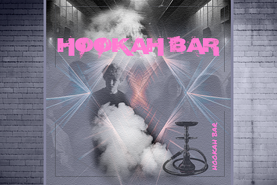 Hookah Bar - version 3 ads banner banner design graphic design poster