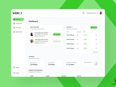 Werkx app design ui ux uxdesign