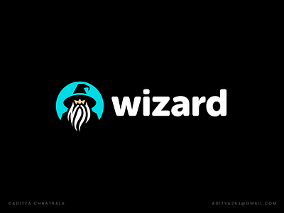 Wizard Logo design for Magic Games ai branding game games gaming icon identity logo logo design logo designer magic magician mascot minimal modern mystic sorcerer symbol wizard