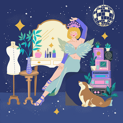 Tarot | 3. La Emperatriz design graphic design ilustracion ilustration italia tarot tarot moderno