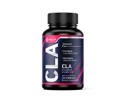 CLA Supplement Label Design printable