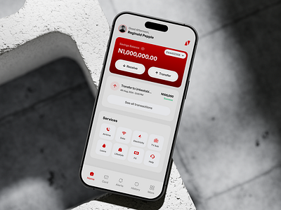 Redesigned UBA Mobile Banking App aesthetics design illustration product design ui design uiux user experience user interface