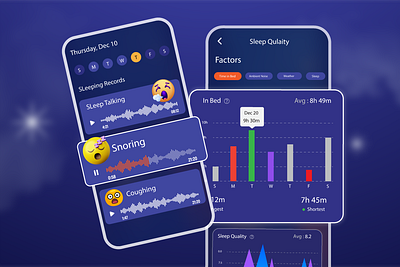 Sleep Tracker App UiUx ui