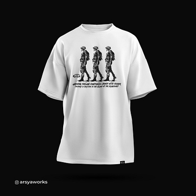 3 Zombie Soldier Walking Tees T-Shirt Design design graphic design illustration shirt design tees design vector