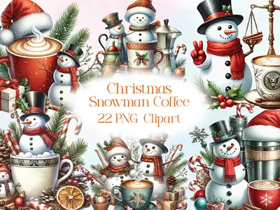 Christmas Snowman Coffee Sublimation merry christmas retro svg