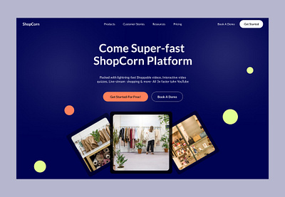 ShopCorner Header header header visual shop shop corner shop header ui header ui header design