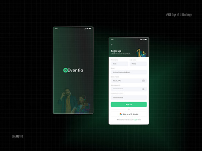 Event Booking App / 100 Days of UI Challenge. 100 days of ui booking dailyui design event event booking app graphic design trending design ui ui design uiux ux deisgn