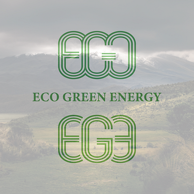 Logo for "ECO GREEN ENERGY" bangladesh branding design fresh logo graphic design green design illustration logo logo design social media poster design