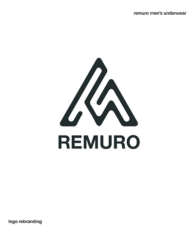 Rebranding Logo Remuro apparel branding graphic design logo