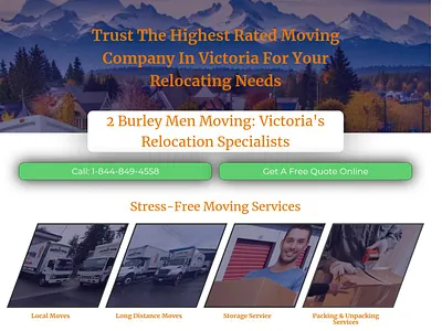 Burley Men Moving Website Redesign branding des design development graphic design ui website