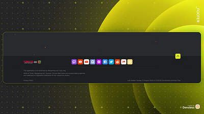 Dark Footer for Gaming Website footer gaming gg green menu neon patreon pc ps5 socials twitch ui ui desigh ux ux design web design xbox yellow youtube