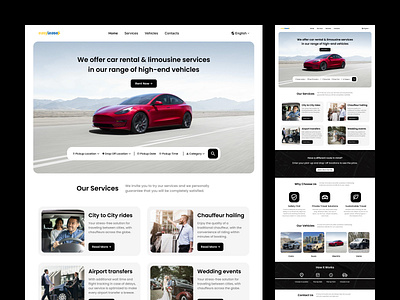 Easylease - Car Leasing Website booking app booking website car leasing car rent car rental car rental app design landing page leasing website luxury cars rental rental app rental website transport ui ux web web design website website design