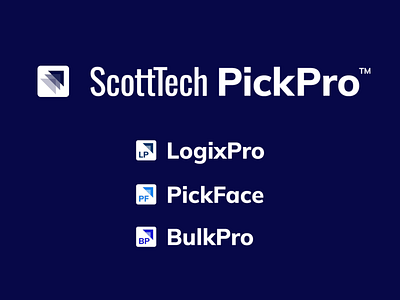 ScottTech PickPro Logo Animation 2d animation animated logo animation branding creative design efficiency tools graphic design industrial automation inventory management logistics software logistics tech logo logo animation motion design motion graphics supply chain automation visual identity warehouse solutions warehouse tech