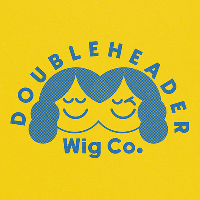 DoubleHeader Wig Company app branding business graphic design ill illustration logo ty typography ui ux ve vector