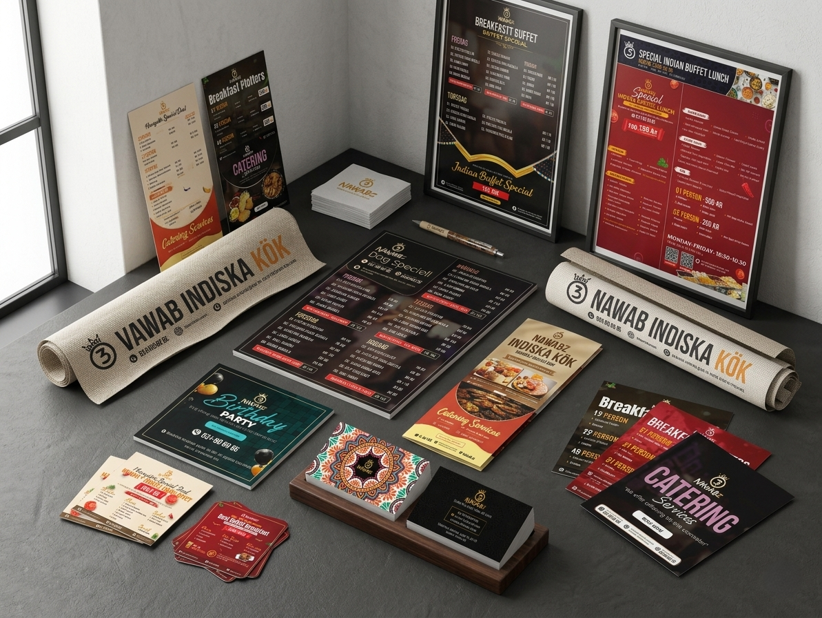 Swedish Restaurant "Nawabz" Branding brand identity branding elements branding strategy culinary branding graphic design hospitality branding logo design menu design nordic cuisine restaurant branding restaurant design restaurant identity restaurant marketing scandinavian design swedish aesthetic swedish culture swedish dining swedish food swedish restaurant visual branding