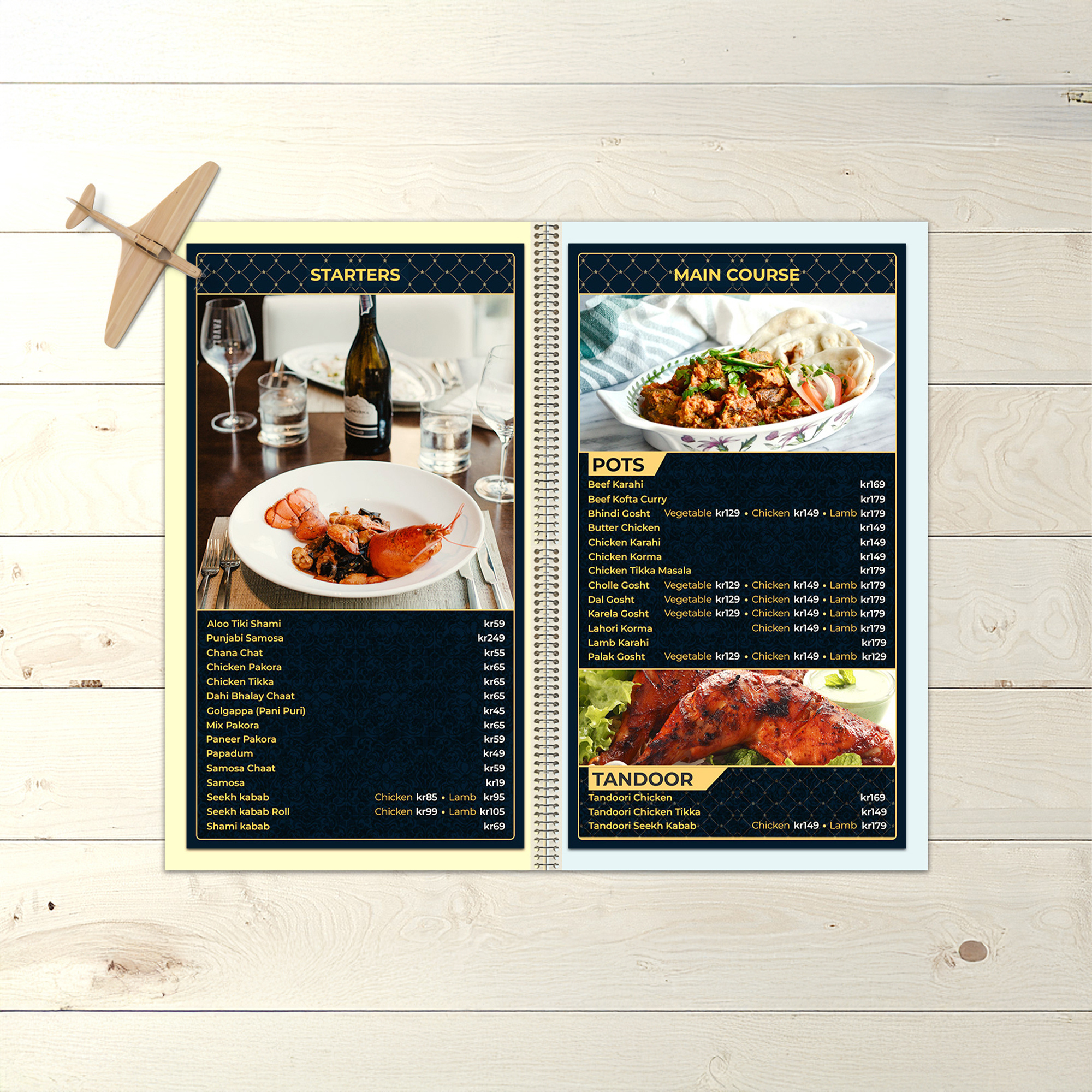 Vintage Indian Restaurant Menu and Mockup Design! antique style classic design cultural design elegant menu heritage menu indian cuisine indian dining indian food indian heritage design indian restaurant menu design menu mockup mockup design old world charm restaurant mockup retro style traditional indian vintage aesthetic vintage graphics vintage menu