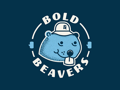 Bold Beavers animal beaver illustration