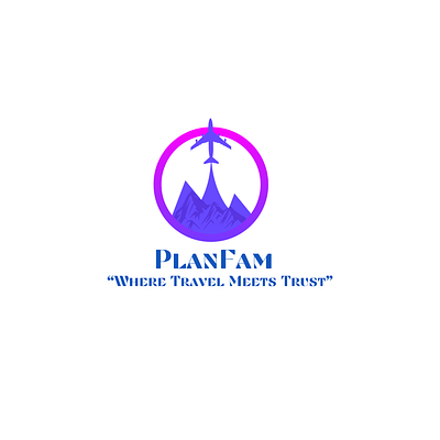 PlanFam logo graphic design logo