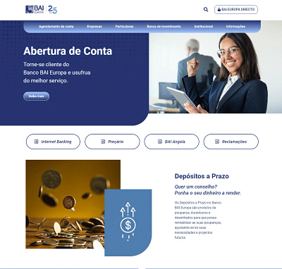 BAI Europa Website design figma wordpress