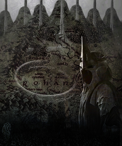 Lord of the rings_Poster dark design fantasy lord of the rings movie